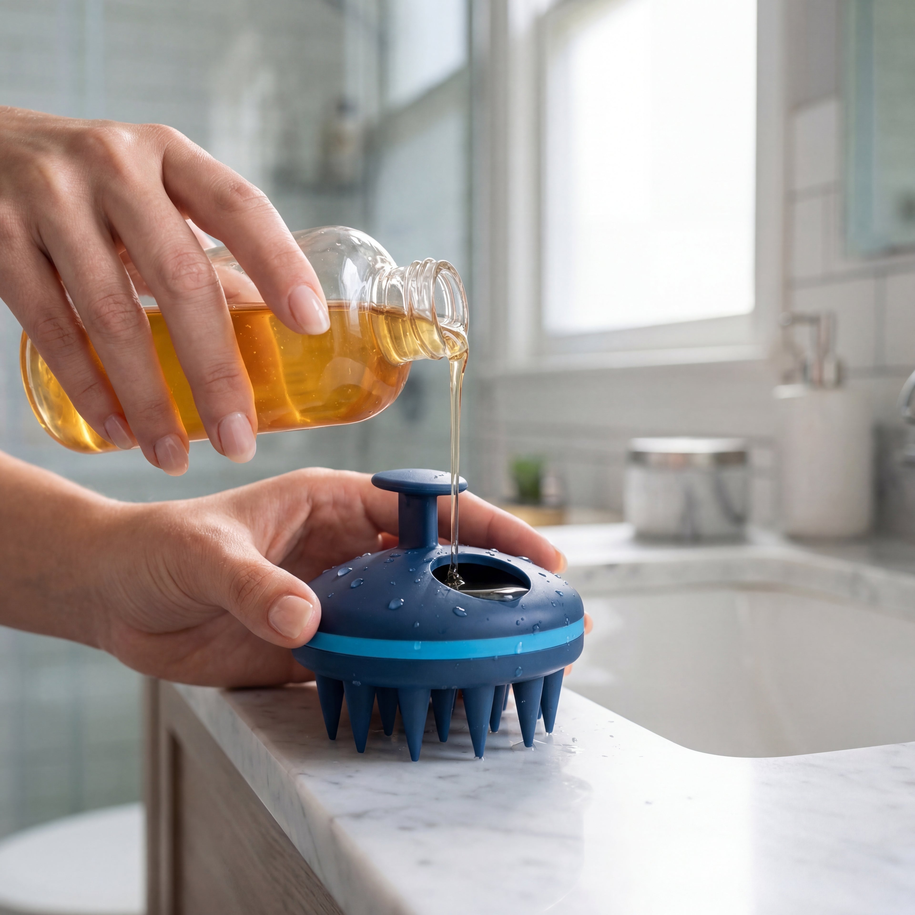 Spazzola Massaggiante per Cuoio