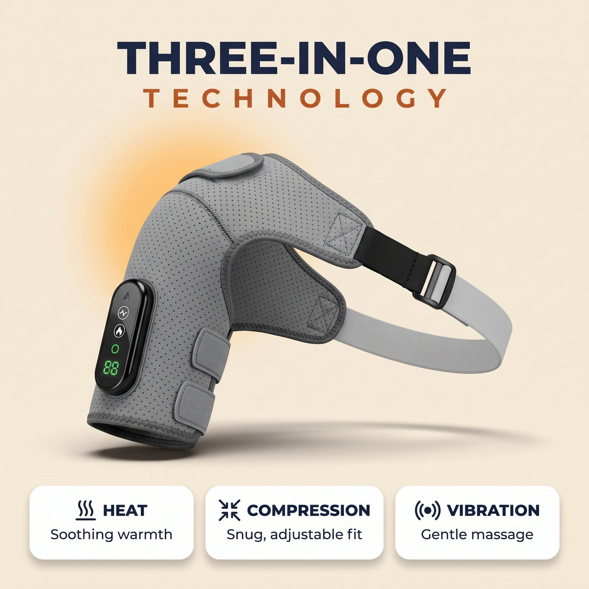 Three in one: heat, compression, vibration