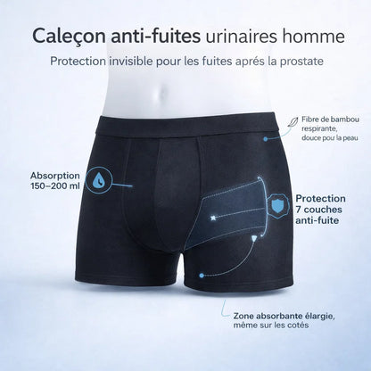 Olyra - Caleçon anti-fuites urinaires homme